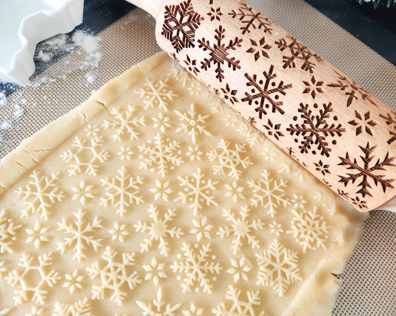 Mrs. Anderson's Baking Snowflake Design Rolling Pin