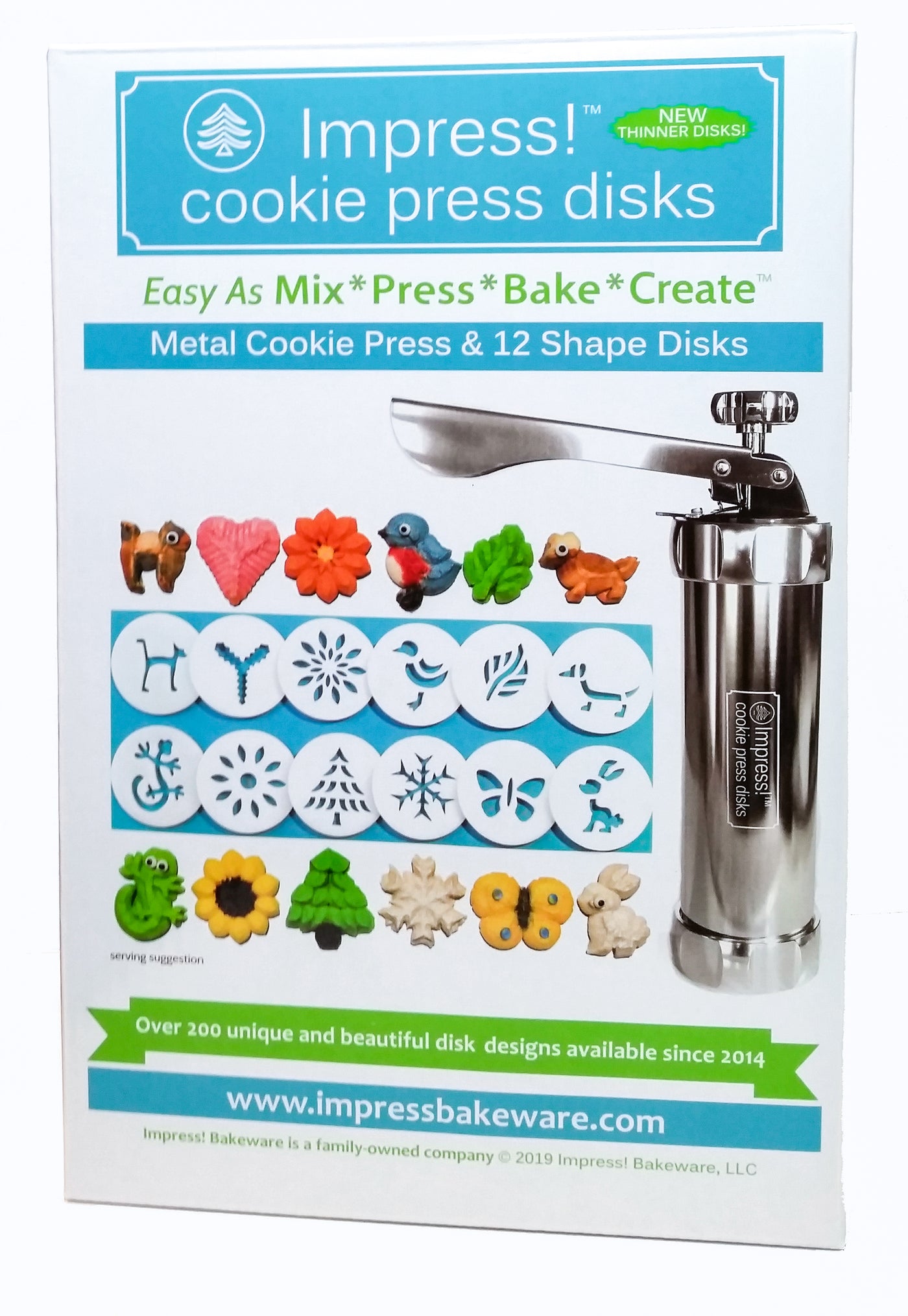 Autumn Cookie Disks/discs for Oxo Good Grips Cookie Press, Set of